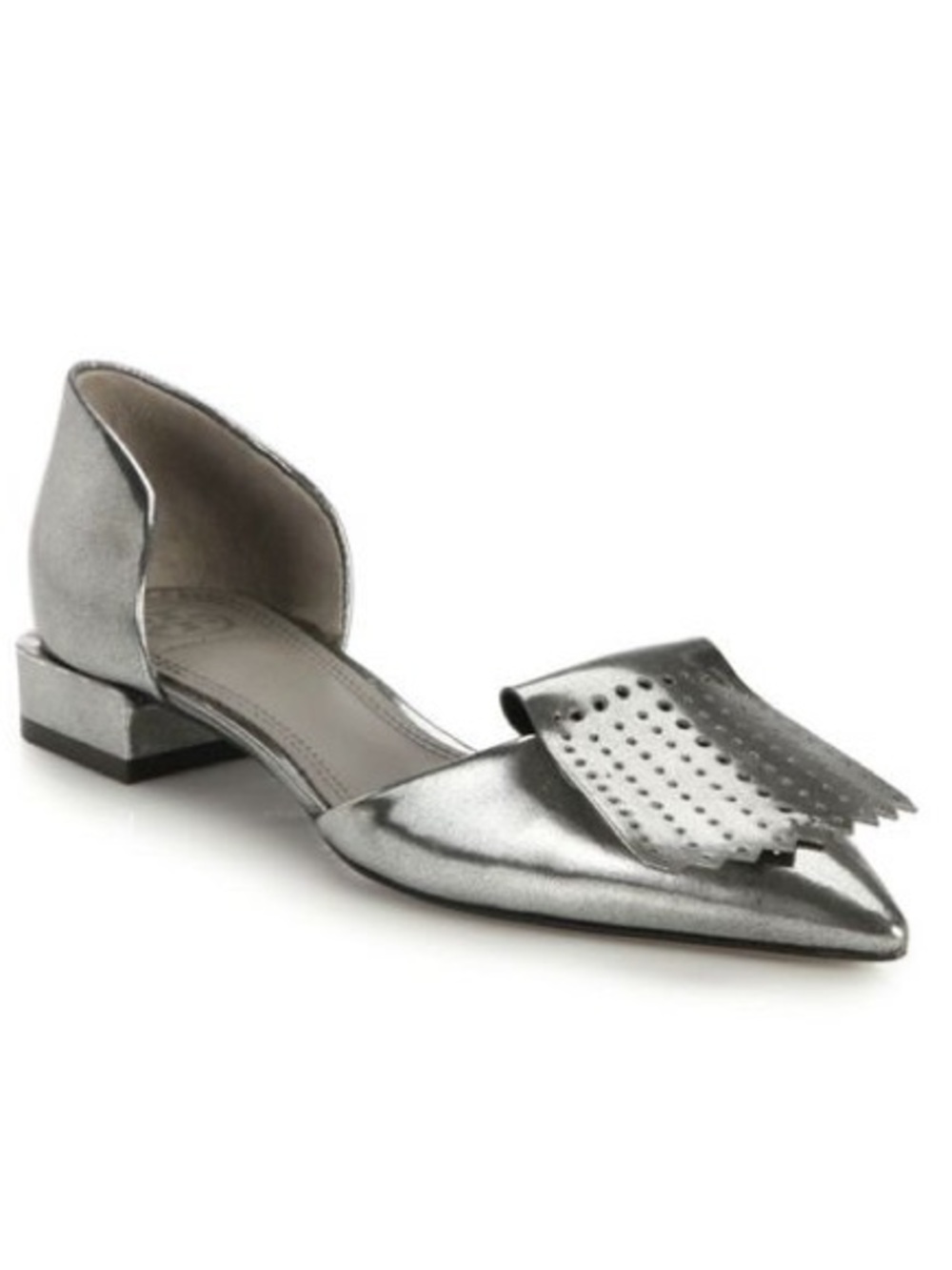 Tory Burch Pointed-Toe Leather Shoes